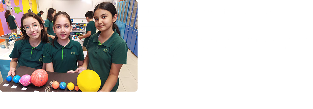 ﷯ Güneş Sistemi Modeli Tasarladık! ﷯ Kipaş Ortaokulu 6. Sınıf öğrencilerimiz ile "Güneş Sistemi Modeli" tasarladık. Güneş sistemindeki gezegenleri ve özelliklerini kalıcı bir şekilde öğrendik.